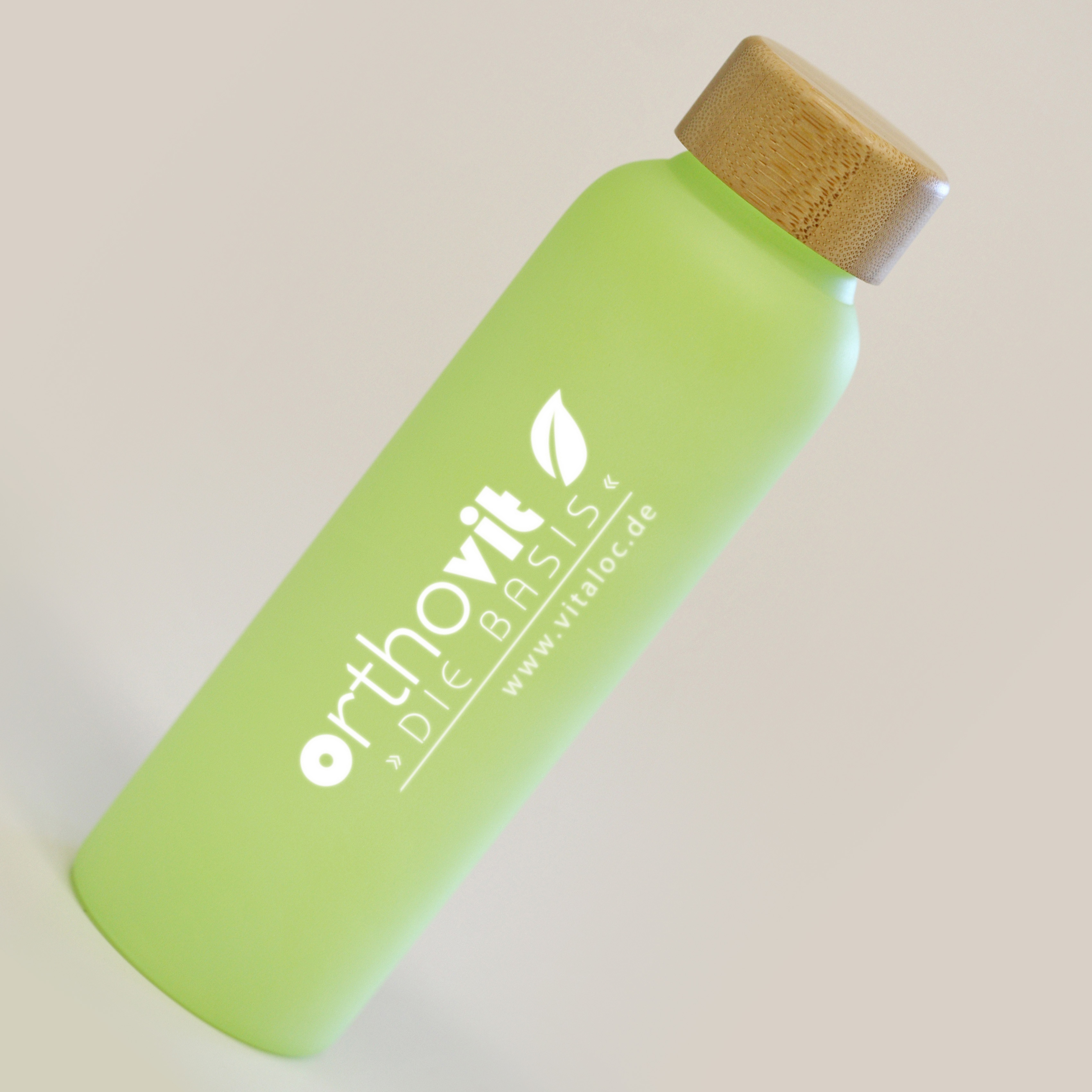 Glasflasche orthovit «DIE BASIS»